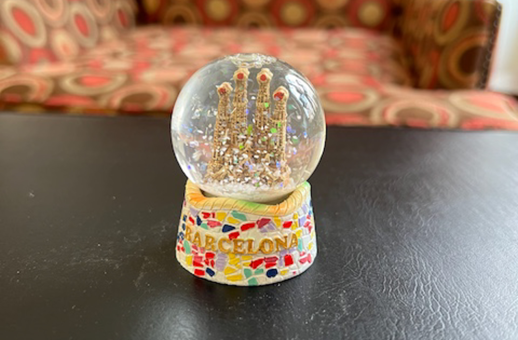 Barcelona Snow Globe